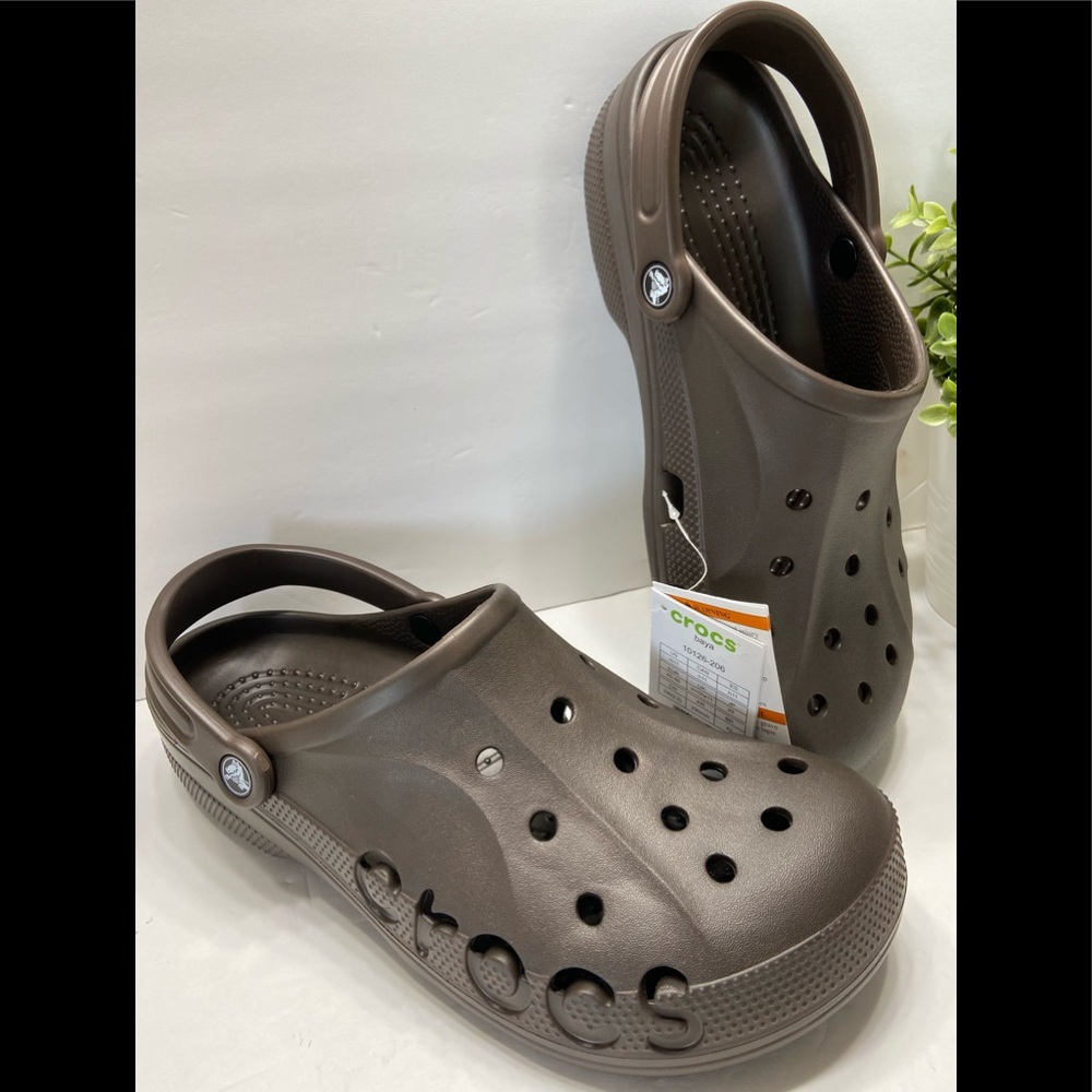 NEW Crocs Baya l Slip On Clogs Brown M10/W12,M11 - Picture 10 of 10